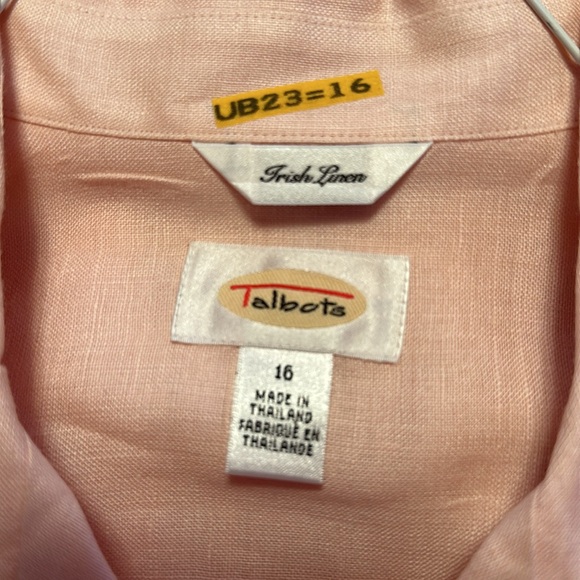 Talbots iris linen top - Picture 2 of 3